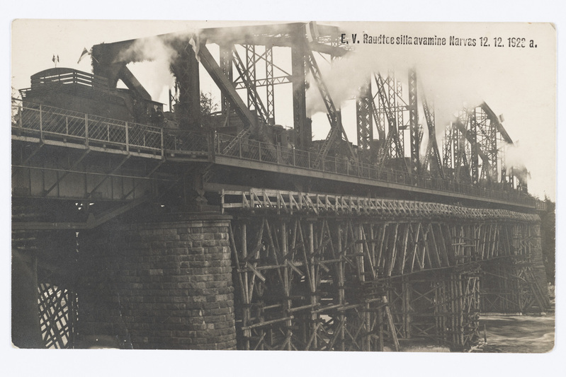 Eesti Vabariigi raudteesilla avamine Narvas 12.12.1923