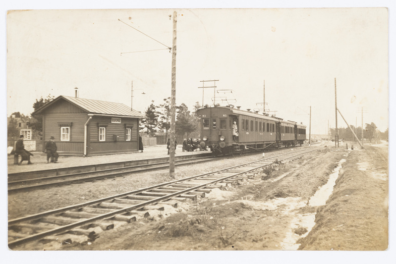 Elektrirong Rahumäe raudteejaamas