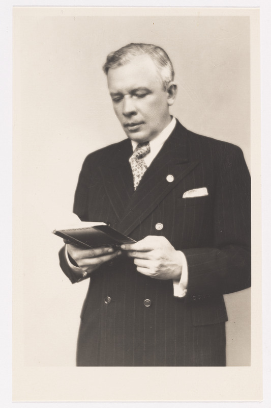Näitleja Hugo Laur, portree
