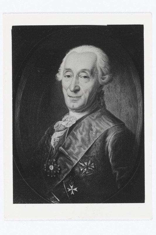 Keyserling, Dietr. krahv - Kuramaa kantsler, 1713 - 1793 (õlimaal)