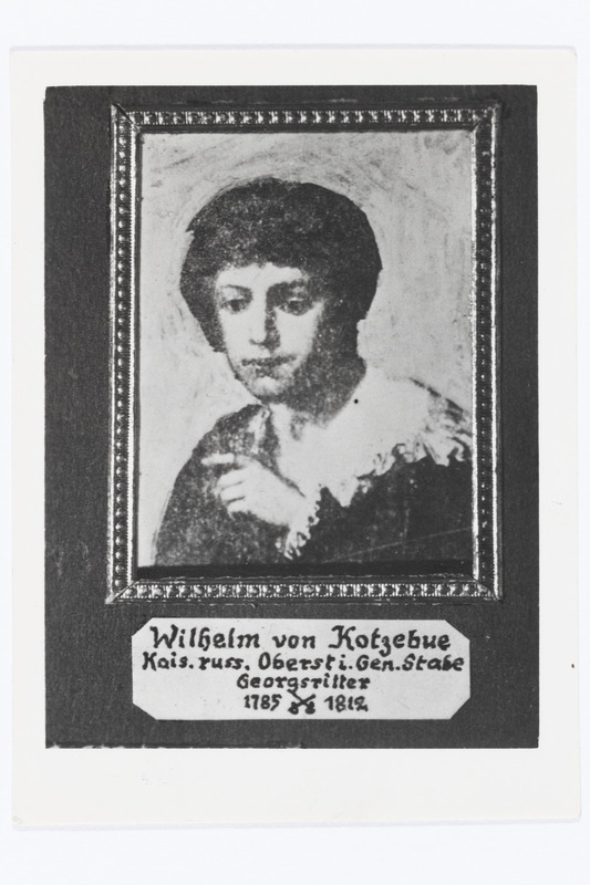 Wilhelm von Kotzebue - Vene keiserlik oberst kindralstaabis, Georgi rüütel, 1785 - 1812 (akvarell)
