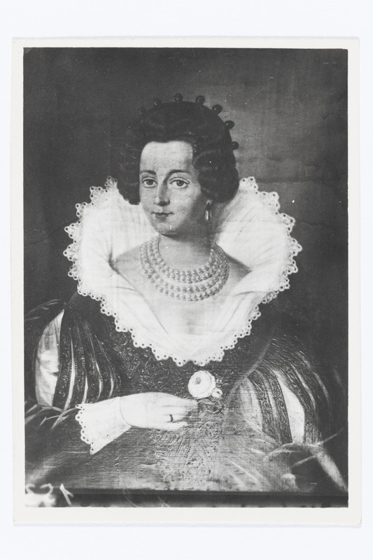 Rosen, Maria v. sünd. Molkenbuhr, Bog. v. Rosen´i I naine (portree 19. saj. fanaasia järgi konstrueeritud õlimaal) - 1621