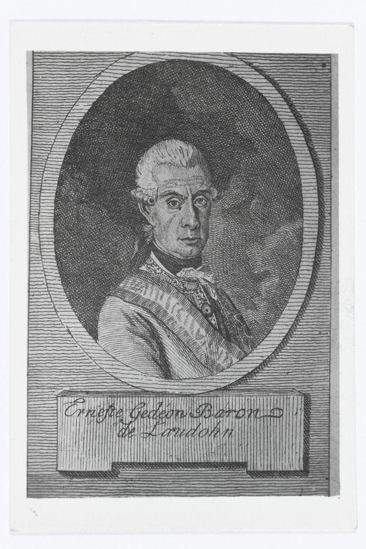 Loudon, Gideon Ernst vabahärra v. - kuninglik - ja keiserlik (Austria - Ungari) feldmarssal, 1717 - 1790 (vaselõige)