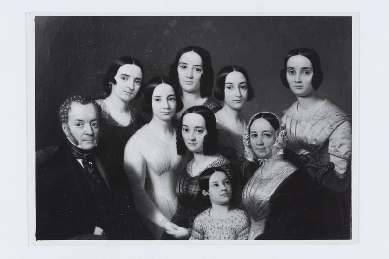 Brevern, Chr. Heinr.  ta naine Sophie (sünd. Zweig) ja tütred: Josephine, Agnes Catharina, Auguste Julie, Henriette Amalie jt