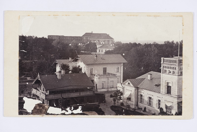 Vaade Toome varemetele Maarja kiriku poolt 1869