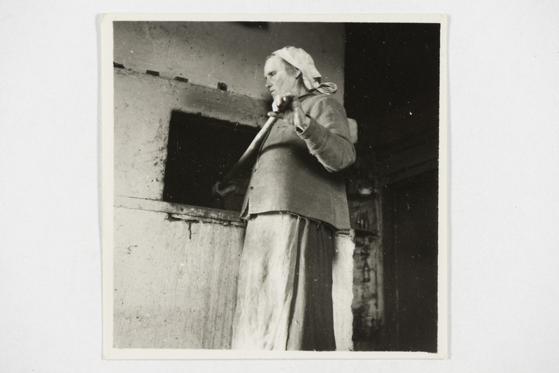 Ahjust lõunat välja tõmbamas. Tjapši k