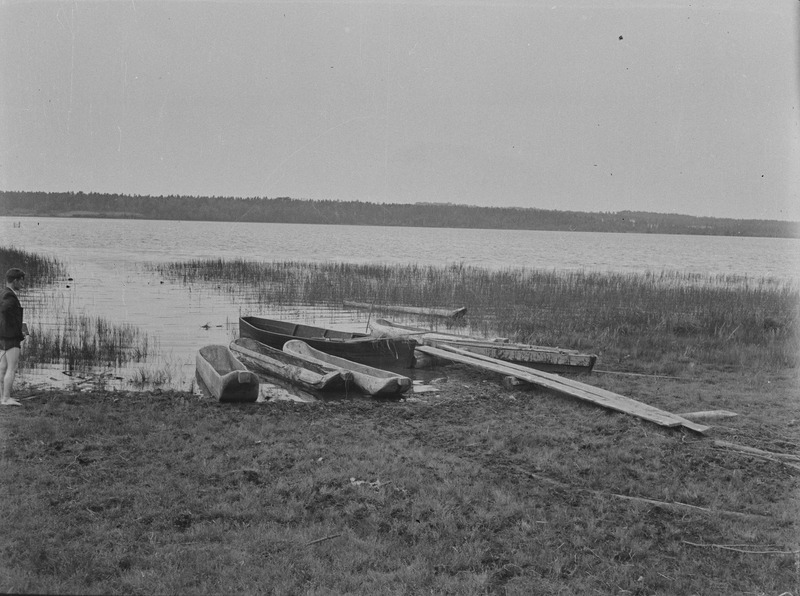 Üks Savvokkala küla paadisadamaist, 23. VIII 42