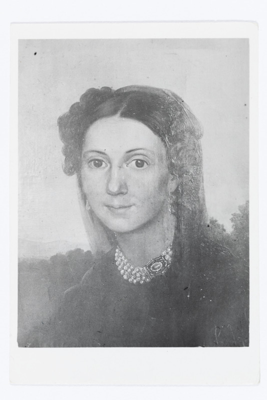 Zoege von Manteuffel, Elisabeth, sünd. v. Bock - Võisiku ms. (K. - jaani khk) om, 1790 - 1842 (õlimaal)