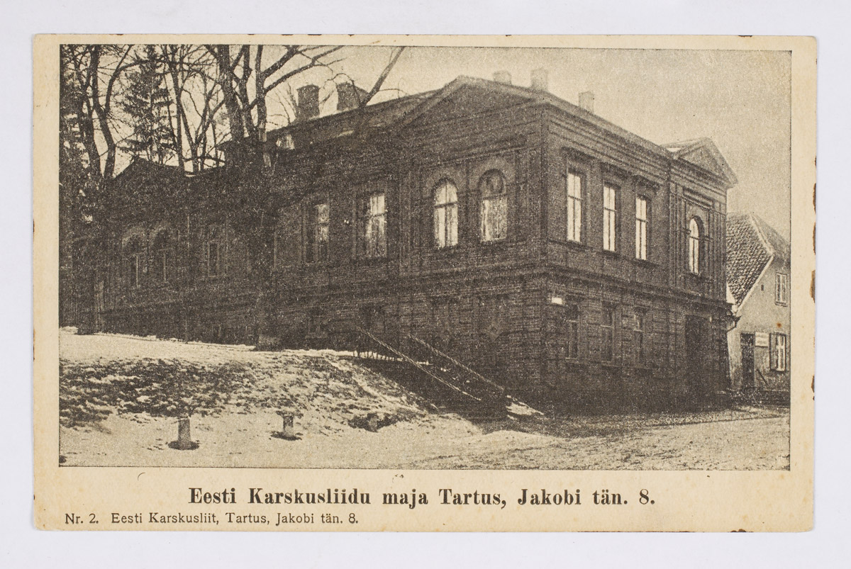 Eesti Karskusliidu maja Tartus, Jakobi tän 8