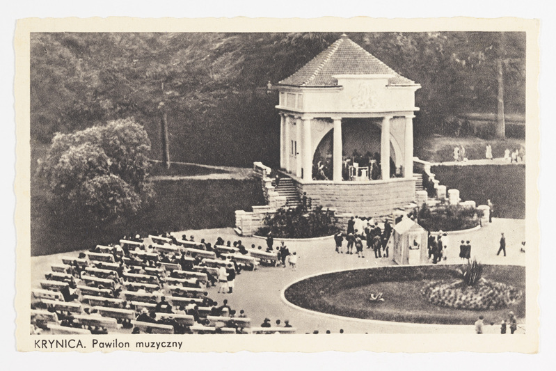 Krynica, nüüd Krynica-Zdroj linn - muusika paviljon