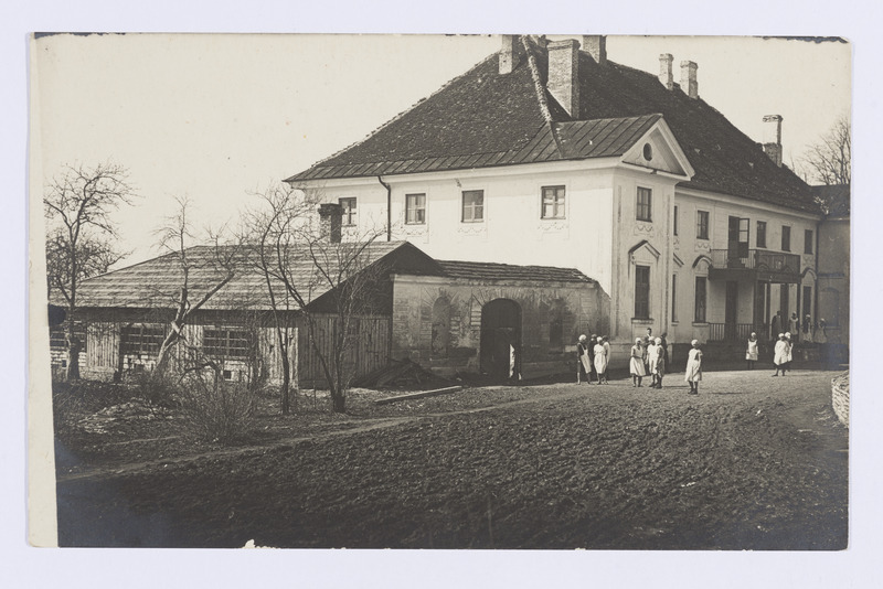 Purila karjatalitajate kooli koolimaja enne ümberehitamist - lauta minekul 28. IV 1928