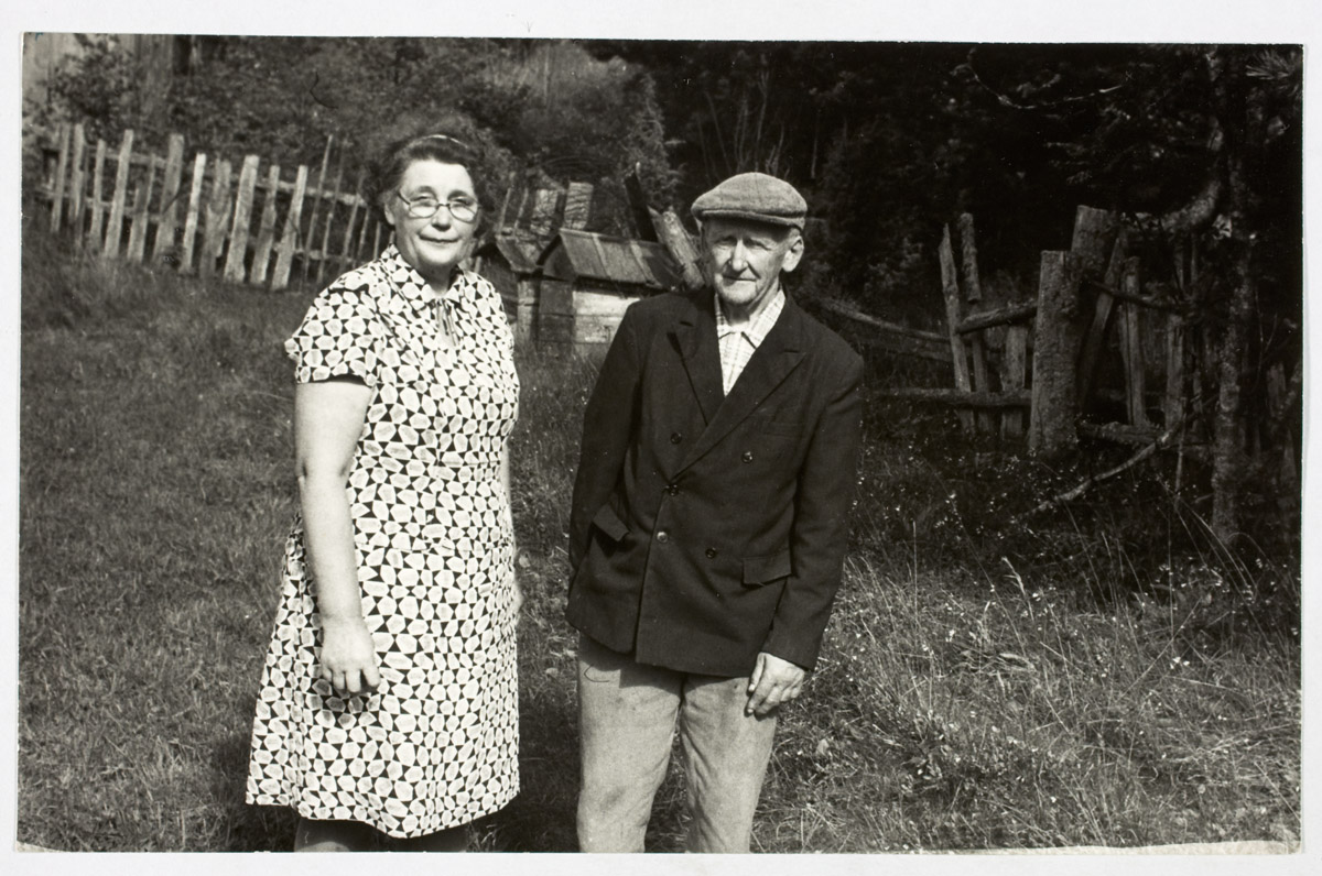 Liivlased Alfons Berthold (sünd. 1910) ja Jan Zebergi õde Pauline Klavina.