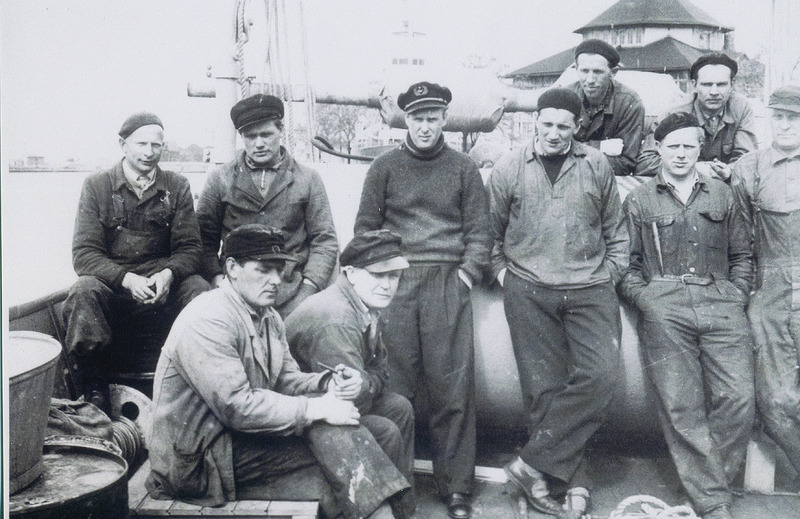 Grupipilt enne Eestis lahkumist, 1944. aasta.