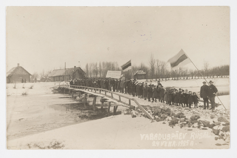 Vabaduspäev Riisal 24. veebruaril 1925. aastal