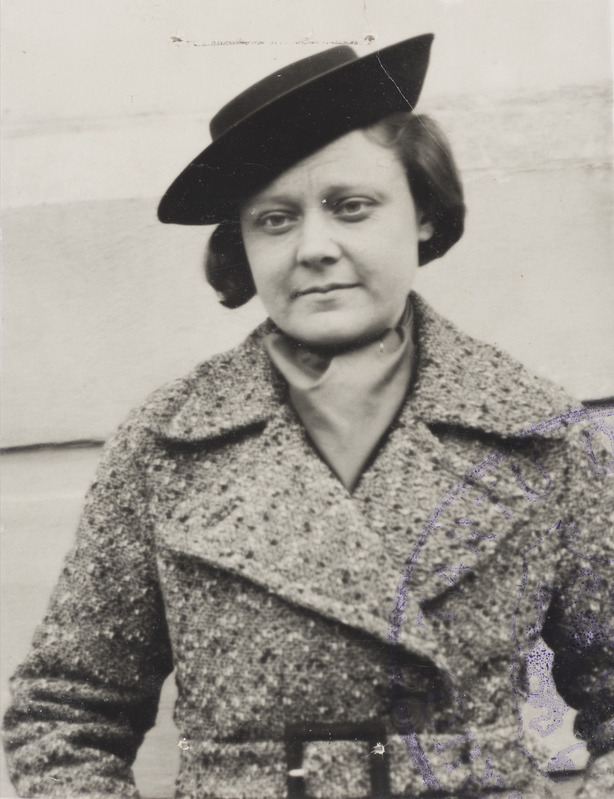 Rahvuslikkude teaduste uurijate kongress Helsingis 1939. aasta juunis. ERM-i Rahvateadusliku osakonna töötaja Hilja Sild.