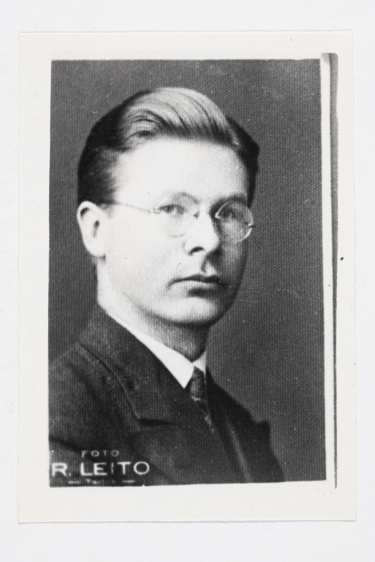 Voldemar Haas (sünd. 1898). Selja kooli õpetaja.