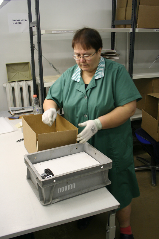 AS Norma Plastivalu jaoskonnas pakkimistöö