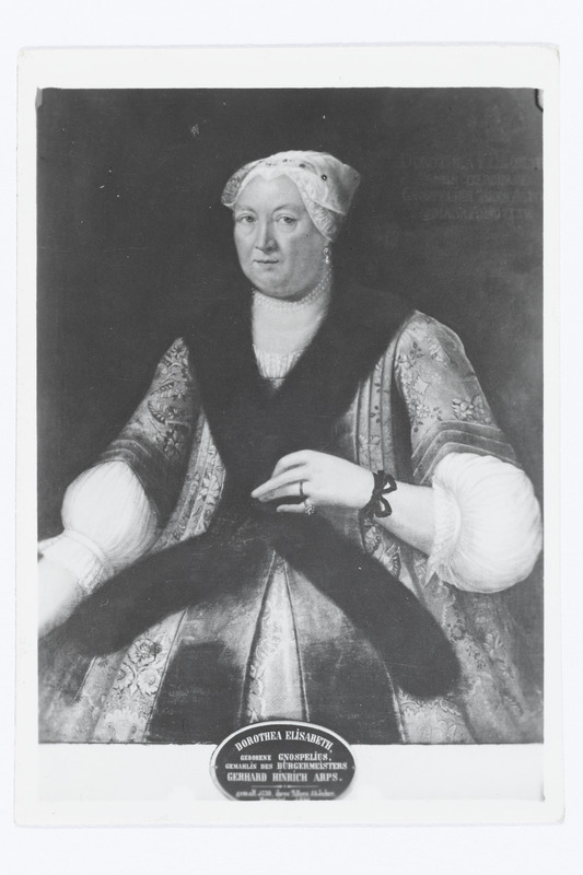 Arps, Dorothea Elisab, sünd. Guospelius, 1686 (õlimaal)