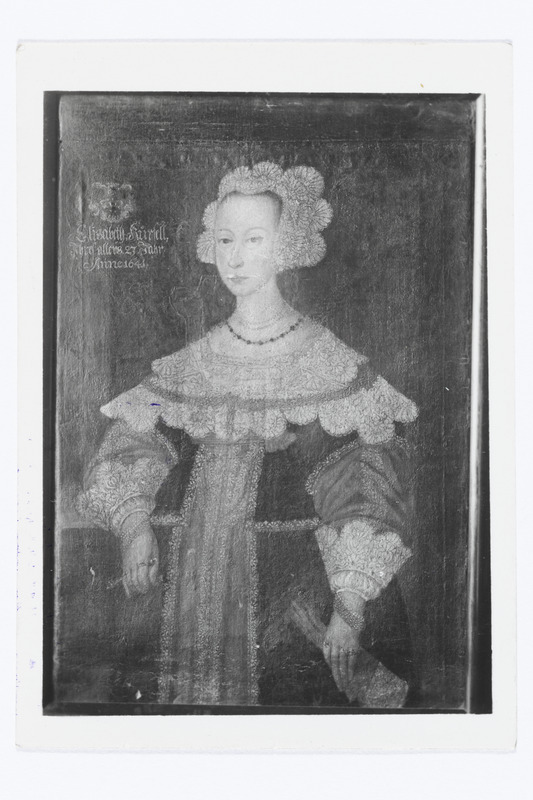 Derfelden, Elisabeth v. sünd. v. Kursell Düüwelsbergist 1614 - 1667 (õlimaal)