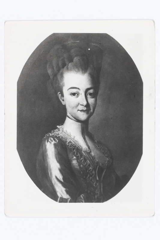 Nolcken, Johanna Marg. paruniproua, sünd. krahvinna Manteuffel J. Fr. B. N. abikaasa - 1821 (õlimaal)