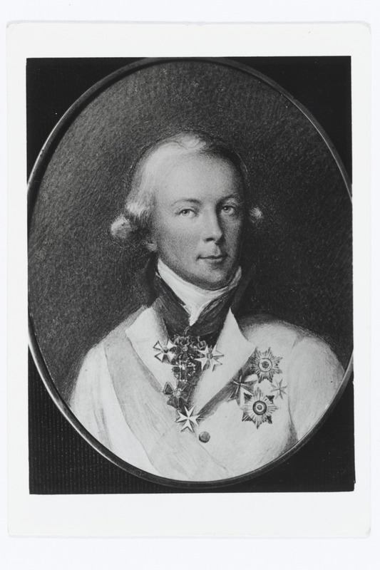 Pahlen, Peter Ludwig krahv v. d. - Leel - Eezavas ja Kauzemindes ms. (Eegavas khk) om. jm, 1745 - 1826 (miniatuur)