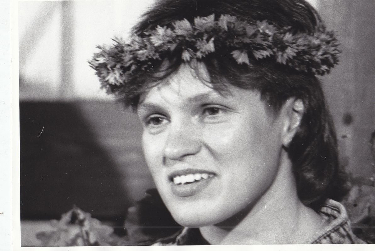 Olümpiavõitja Erika Salumäe vastuvõtt 1988