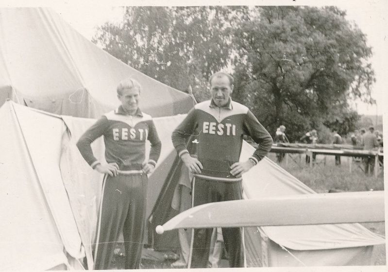 Sõudjad R. Kuld ja J. Kurul