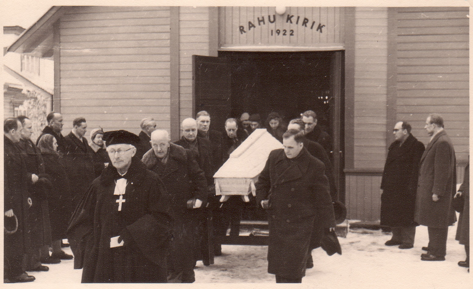 Kergejõustiklase Aleksander Kolmpere matused 1958