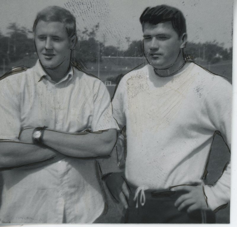 Kergejõustiklane Ain Roost koos Juris Puce'ga