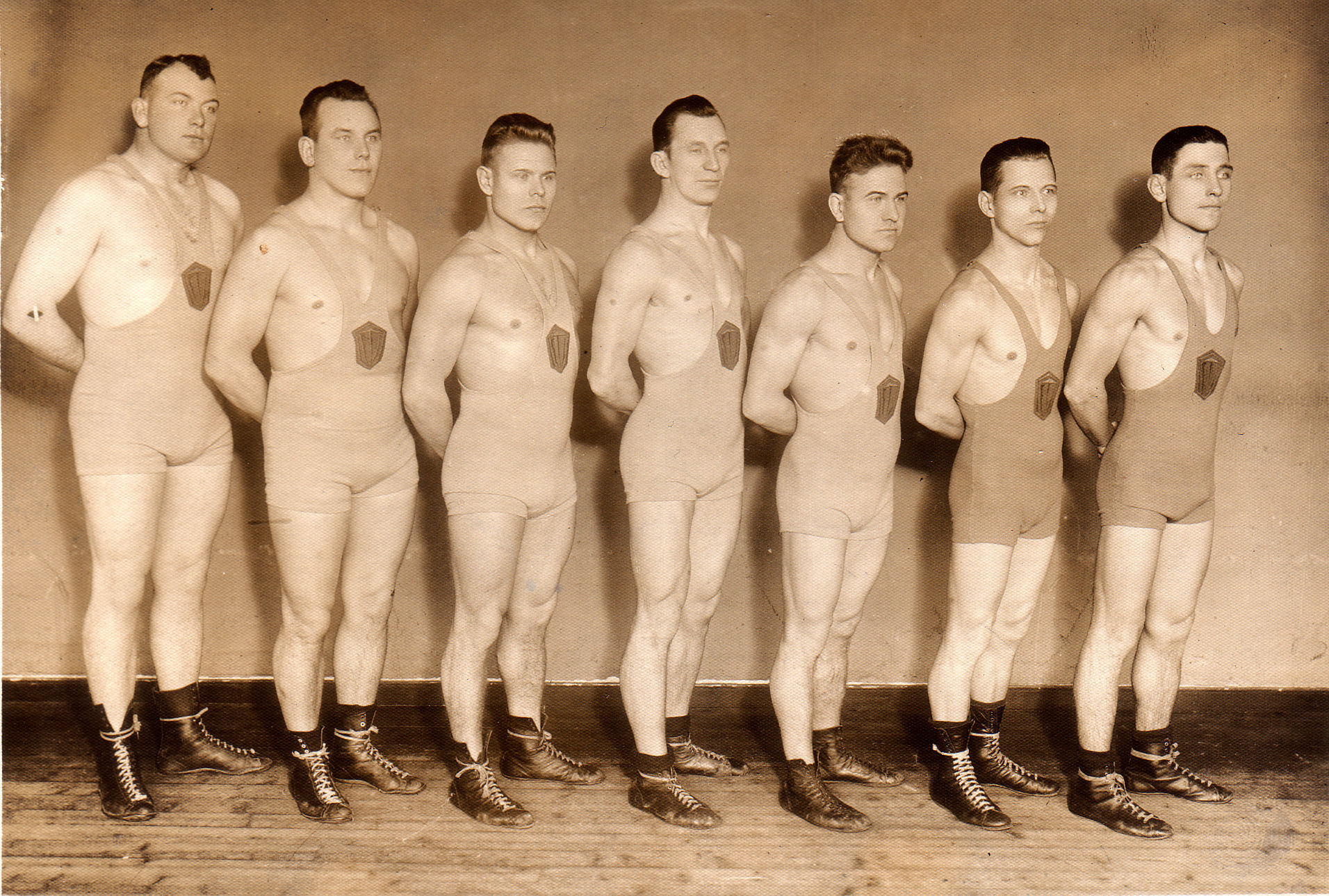 Eesti Töölisspordi Liidu kreeka-rooma maadluse võistkond võistluseks Norra Töölisspordi Liiduga