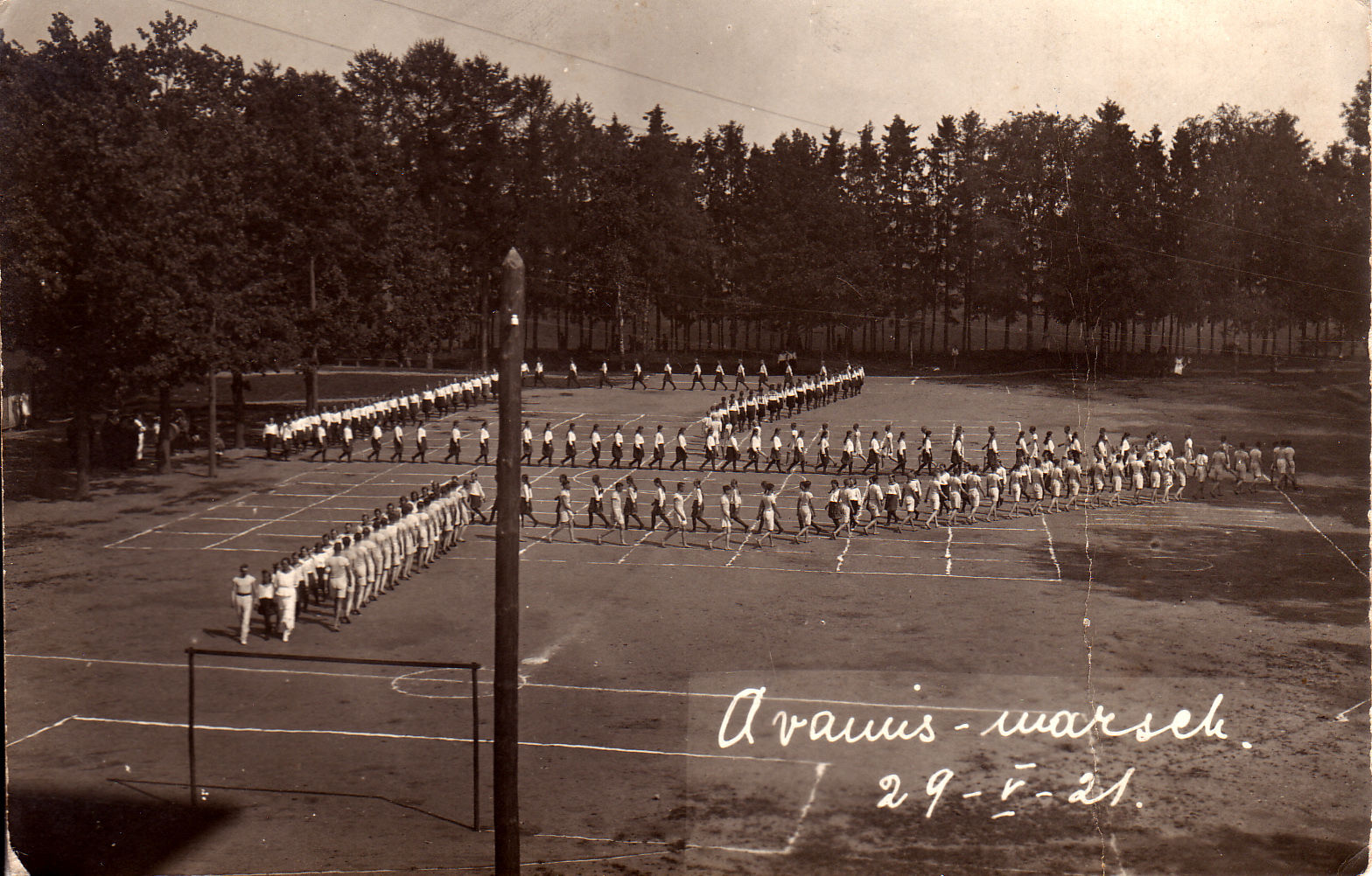 Võimlemispidu Viljandis 1921