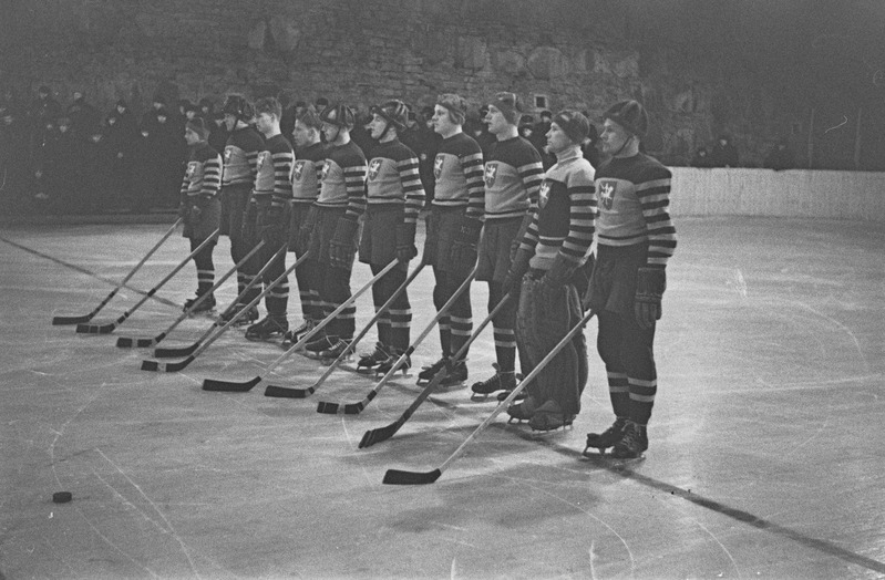 Eesti-Leedu (2:0) jäähoki maavõistlus 1940
