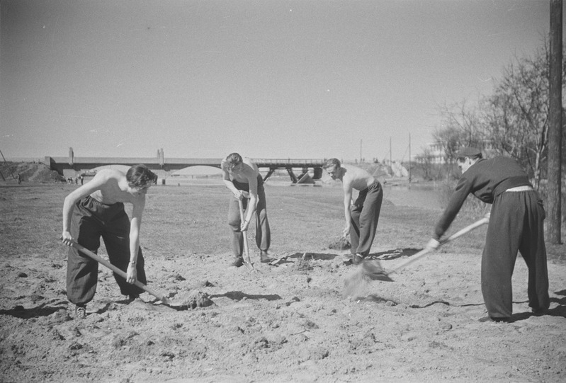 Kalevi jahtklubi ehituse algus 1947