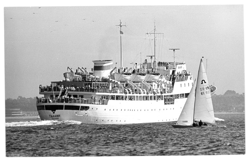 XXII Moskva suveolümpiamängude purjeregatt Tallinnas 1980, pealtvaatajate laev ja "Soling" klassi jaht