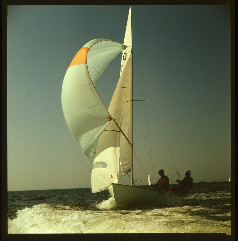 XXII Moskva suveolümpiamängude  purjeregatt Tallinnas 1980, purjeklass "Lendav hollandlane" jaht merel