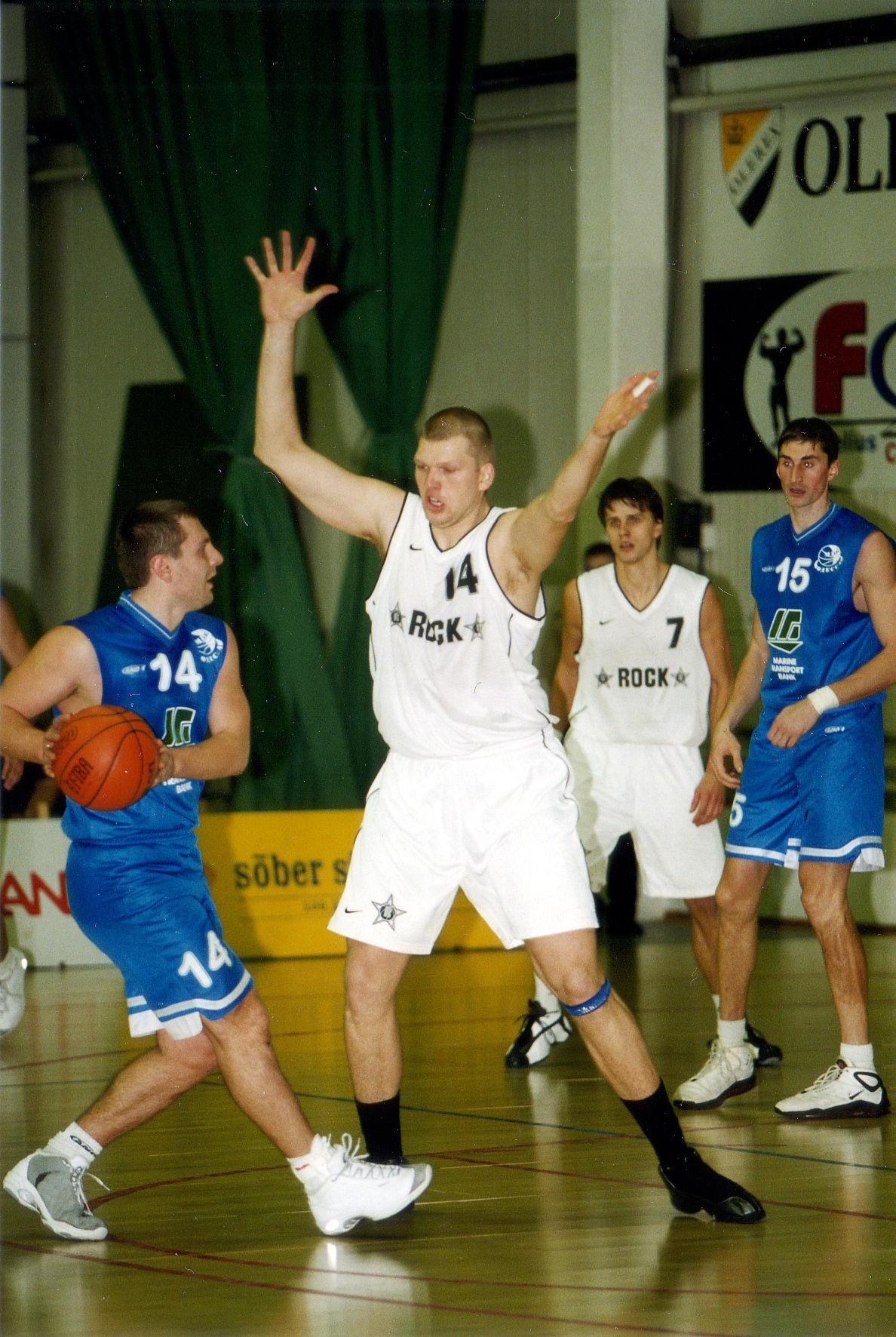 Korvpallimatš TÜ/Rock-MBC Odessa Tartus 2002