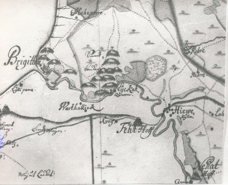 Tallinna ümbruse kaart 1689