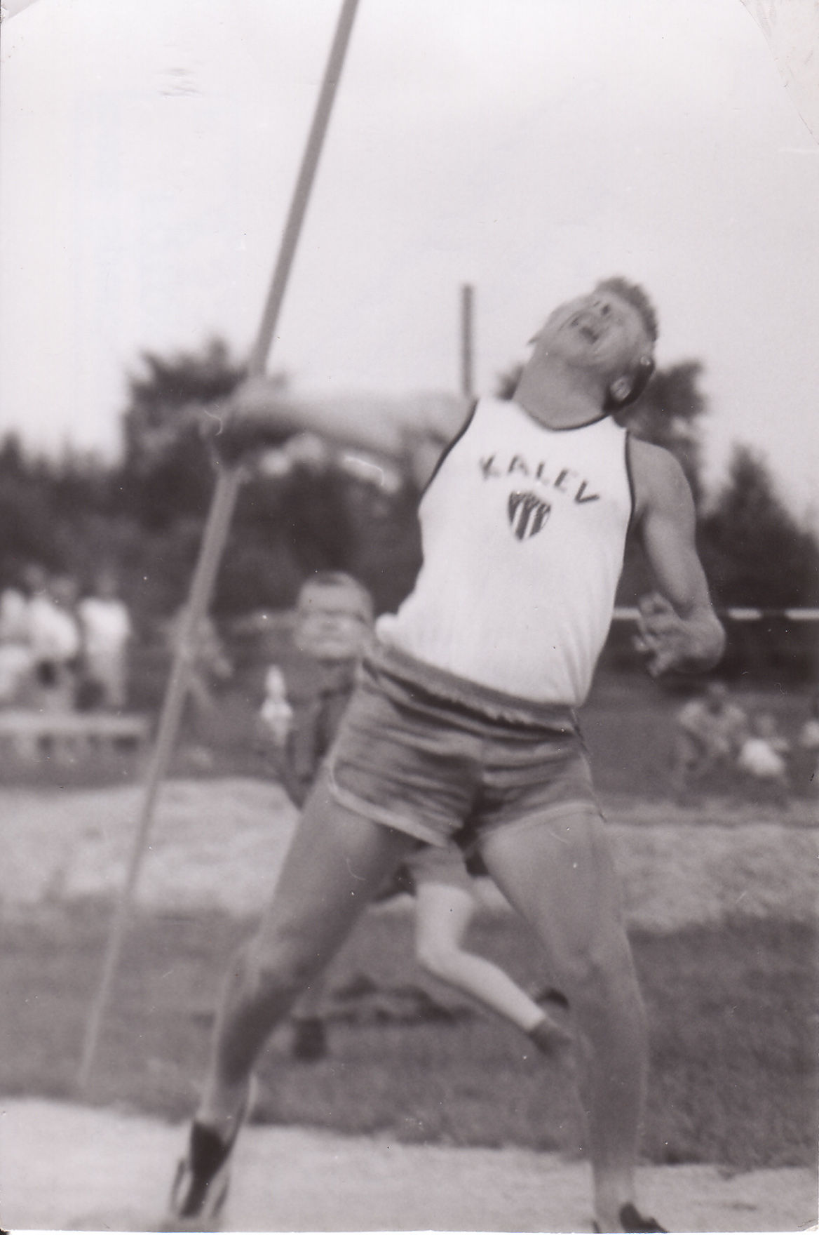 Peeter Musting odaviskel Jõekäärul 1965/1966