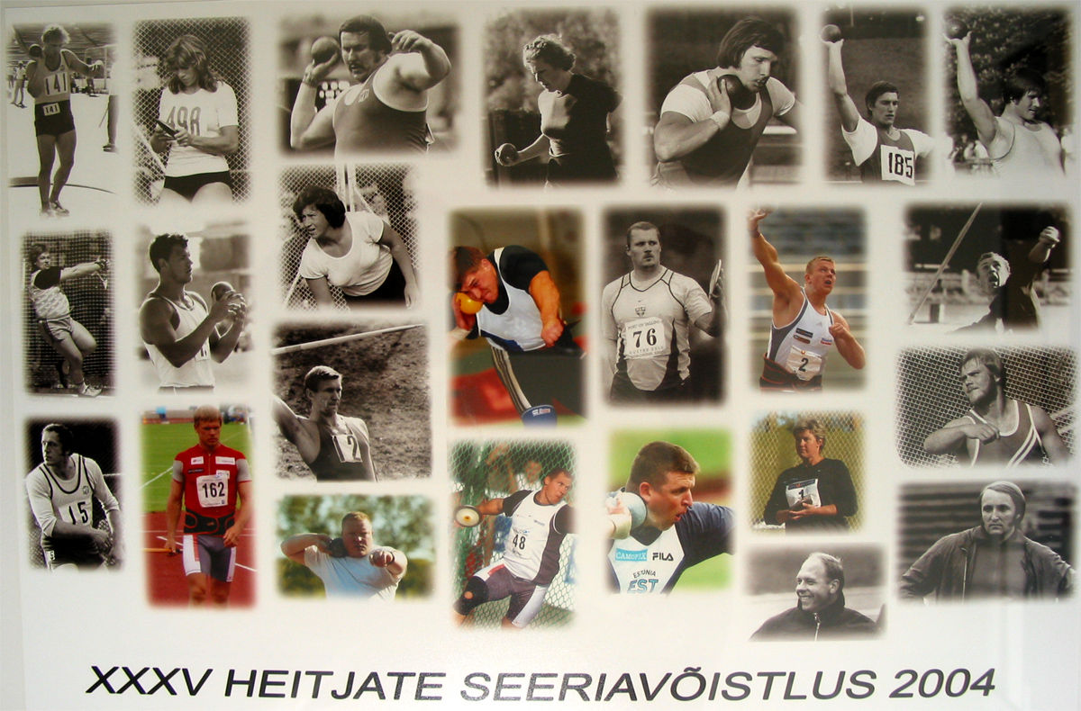 Fotomontaaž "XXXV heitjate seeriavõistlus 2004"