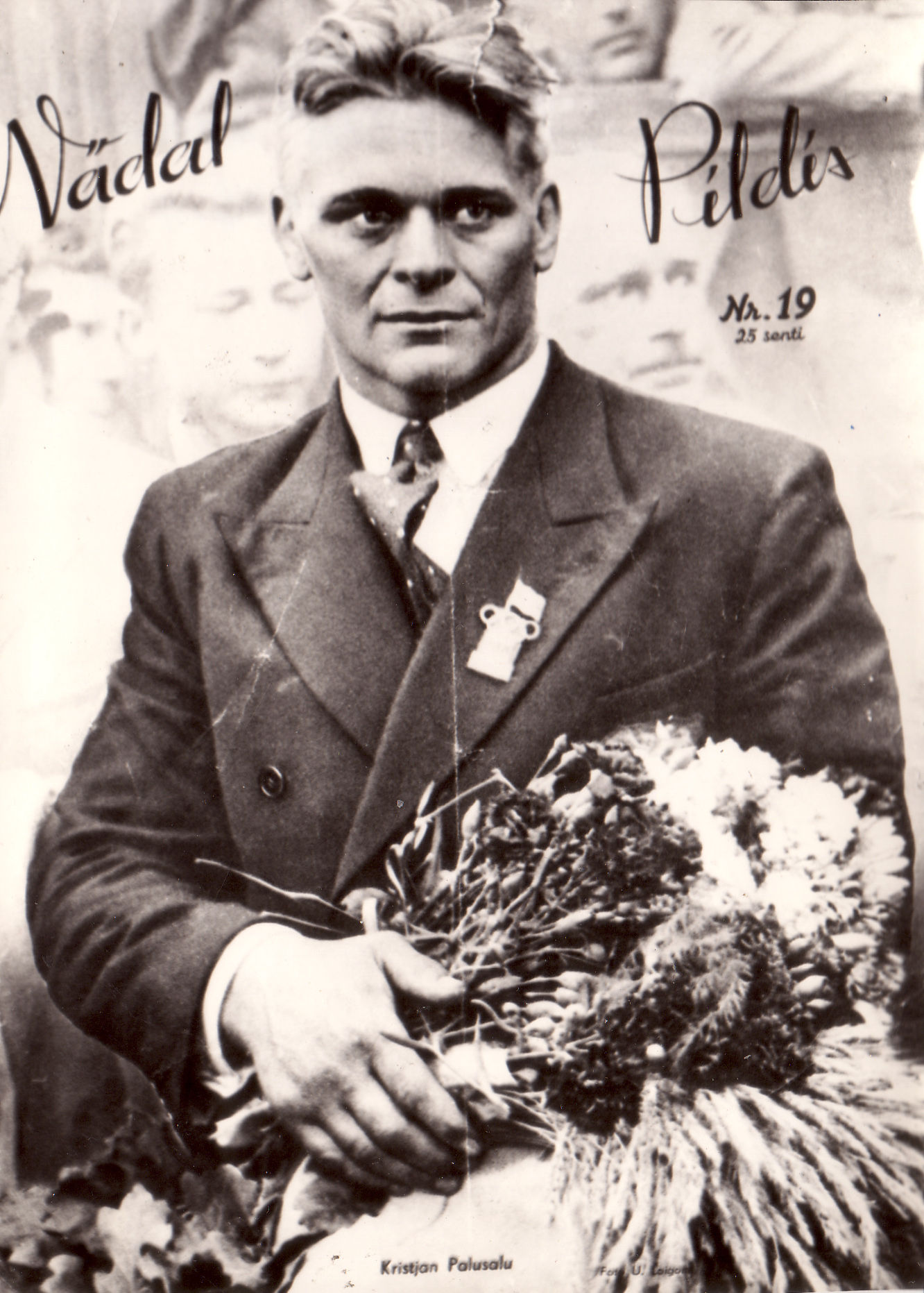 Maadleja Kristjan Palusalu 1936