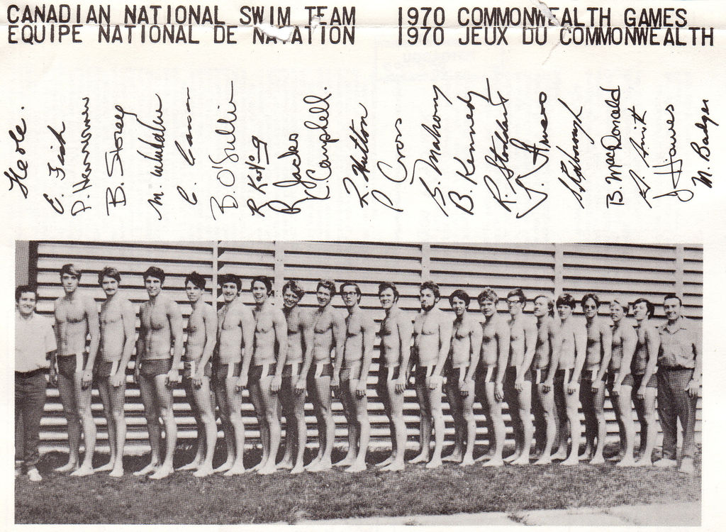 Kanada ujumiskoondis Briti Rahvaste Ühenduse Mängudel 1970