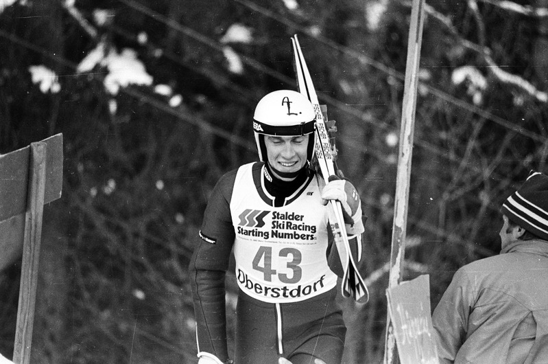 Suusakahevõistleja Allar Levandi 1987. aasta maailmameistrivõistlustel