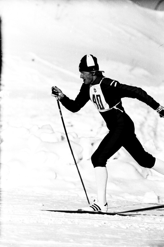 Murdmaasuusataja Anatoli Šmigun suusarajal