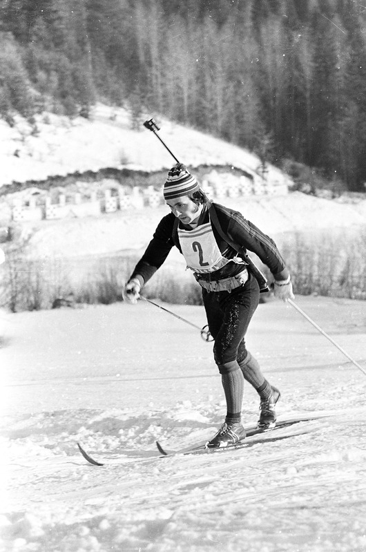 Laskesuusataja Rein Pedaja suusarajal