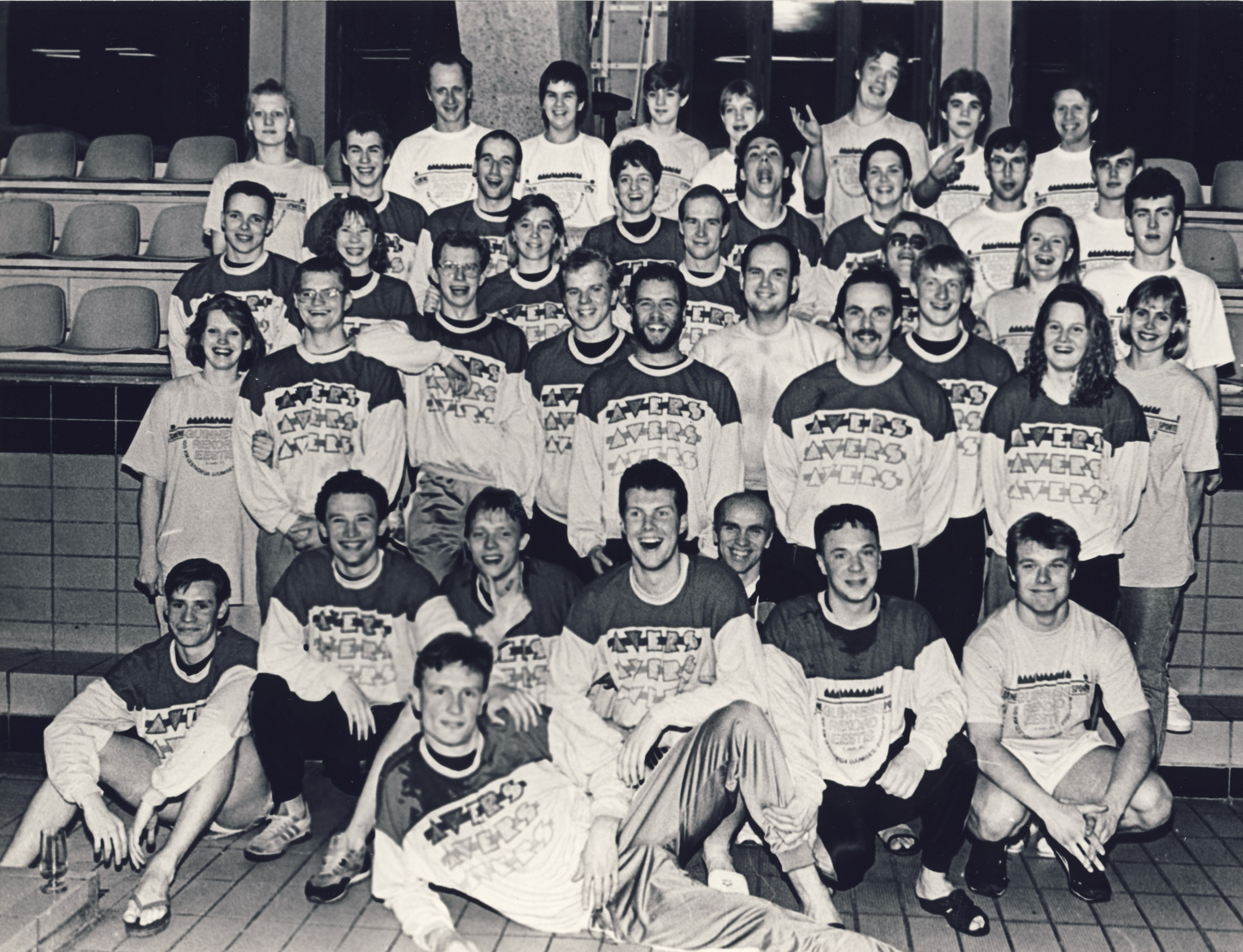 Tallinna Spordiklubi "Sebak" allveeujujad pärast Guinessi rekordi püstitamist