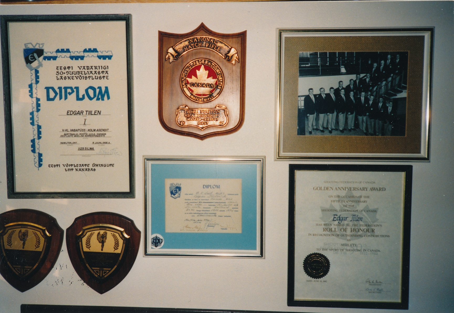 Laskur Edgar Tiileni autasud