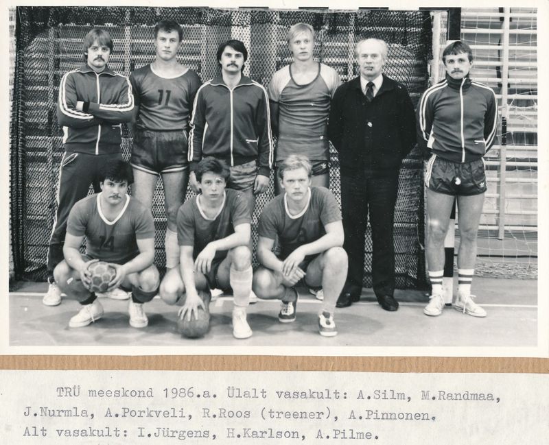 TRÜ väravpallimeeskond 1986