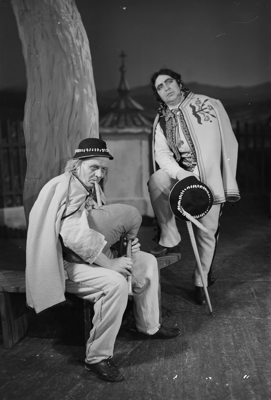 Klaasnegatiiv, Halka, S. Moniuszko ooper 4 vaatuses), Torupillimängija - Aleksander Kikas, Jontek - Martin Taras, Teater Estonia 1937