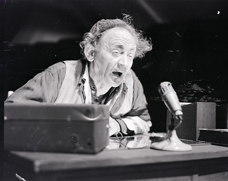 foto, negatiiv, Henno Saarne, Krappi viimane lint, 10.06.1973, Draamateater, esitab Jüri Järvet