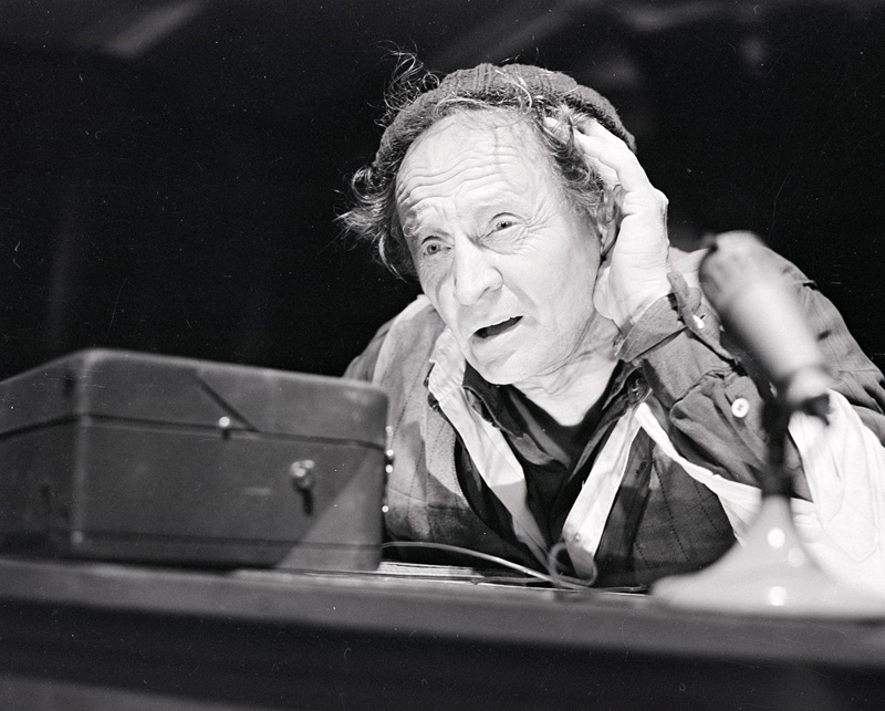 foto, negatiiv, Henno Saarne, Krappi viimane lint, 10.06.1973, Draamateater, esitab Jüri Järvet